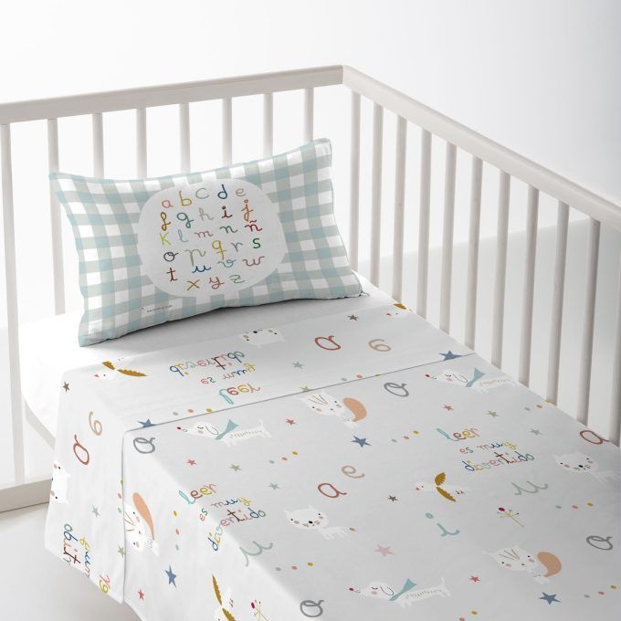 Sábanas cuna Abecedario estampado
