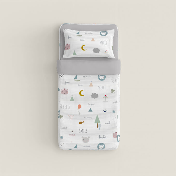saco nórdico infantil animalitos
