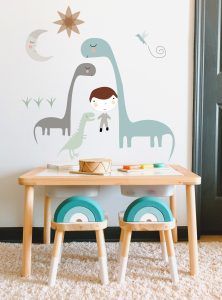 Vinilo infantil Dinosaurios