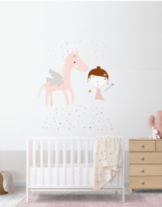 vinilo infantil hada pegaso