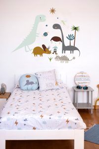 Vinilo infantil Dino Pandilla